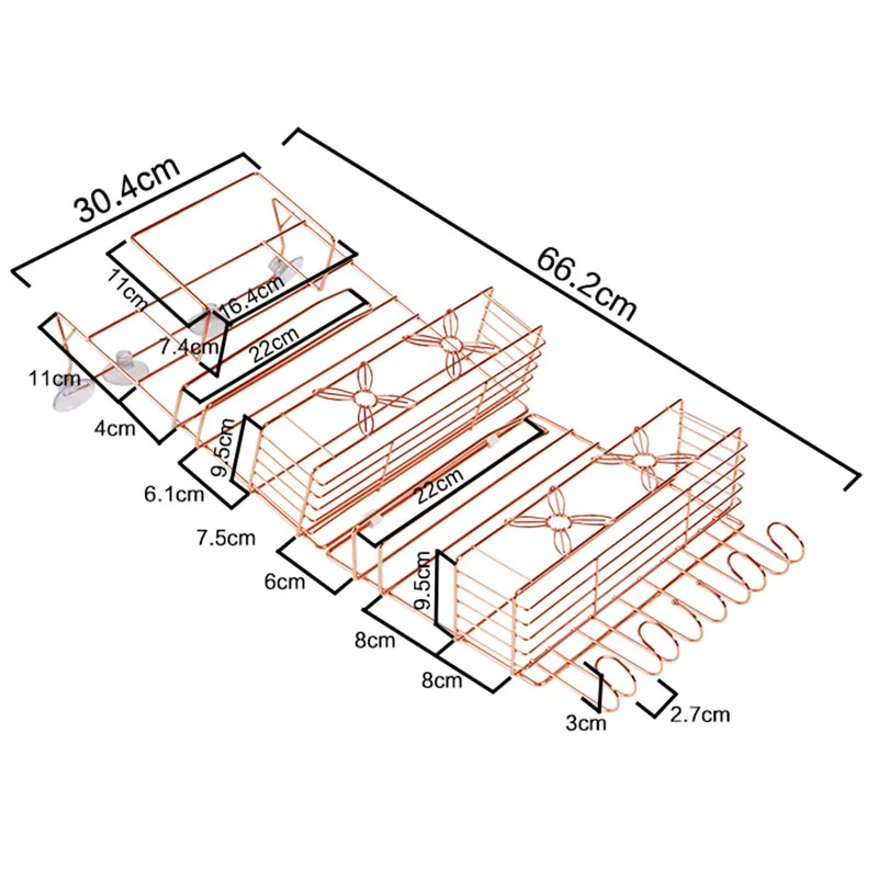 

Refrigerator Side Wall Multi-Purpose Rack Kitchen Storage Box