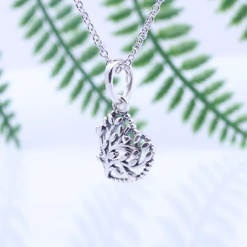 

Authentic 925 Sterling Silver Charm Creative Hollow Life Tree Simple Pendant Fit Pandora Women Bracelet & Necklace Diy Jewelry