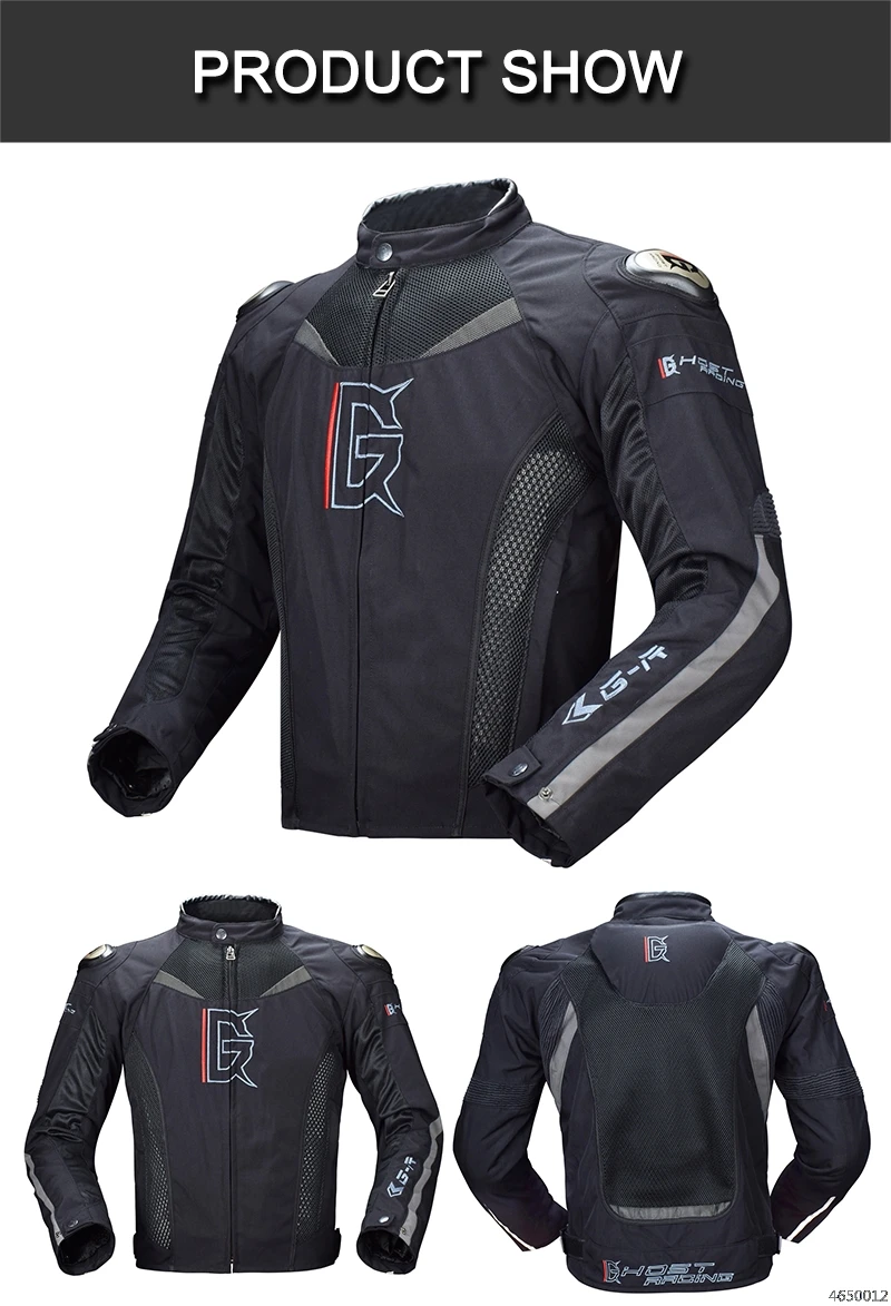 GHOST RACING мотоциклетная куртка водонепроницаемая мотоциклетная куртка для езды по бездорожью Защитная Экипировка для всего тела Броня мото одежда