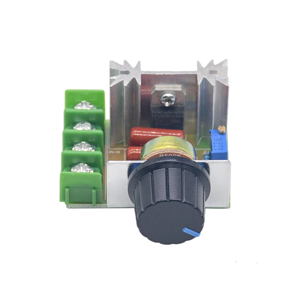 

AC 220V 2000W SCR Voltage Regulator Dimming Dimmers Motor Speed Controller Thermostat Electronic Voltage Regulator Module