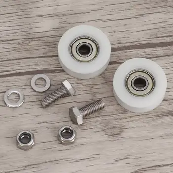 

30mm Diameter Elite Greenhouse Door Wheels Replacement Kit Garden Supplies
