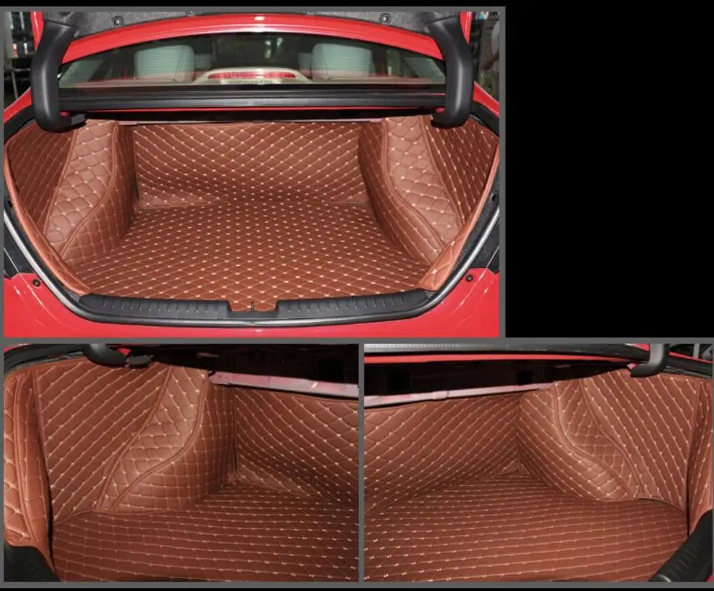 Кожаный коврик для багажника автомобиля подкладка груза Honda Civic 2011 2012 2013 2014 2015 9th