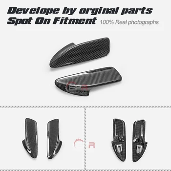 

Car-styling Carbon Fiber Exterior Door Handles For Ferrari 488 Glossy Finish Outter Cover Trim Part Body Kit