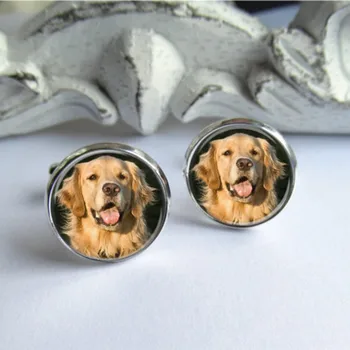 

Pet Photo Cufflinks, Custom Pet Photo Cufflinks, Personalized Keepsake For Dad Mens,Pawprint Cufflinks,Pet Memorial,Pet Gift