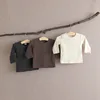 0 to 24M 2020 Kids Autumn Winter T-shirts Children Baby Boy Girls Clothes Pullover Long Sleeve Solid Cotton Warm Clothing Tops 1