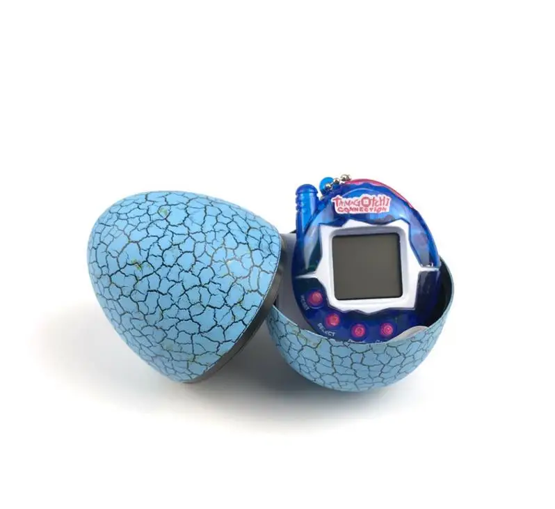 Новое поступление игровой автомат электронные игрушки для домашних животных Динозавр треснутое яйцо мини ручная Виртуальная кибер смешная игрушка для питомца 90S Ностальгический - Цвет: 1