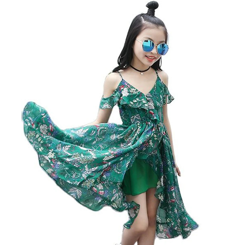 Vestidos verano bohemios para niña, vestido playero 6, 8, 10, 12 y 14 años, 2022|Vestidos| - AliExpress