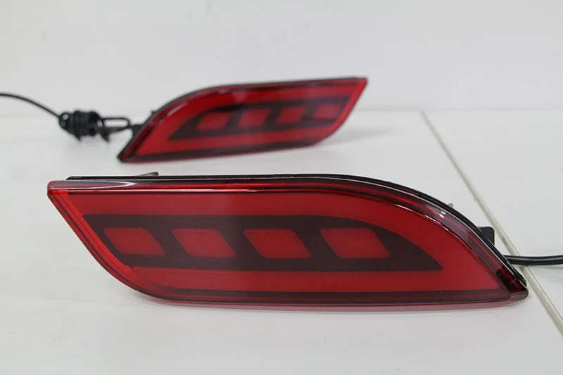 2 шт. Автомобильные светодиодные отражатели для Jeep Compass 2017 2018 2019|bumper light|brake lightled rear