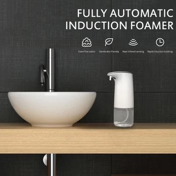

450ml Automatic Soap Touchless Dispenser Hand Sterilizer Infrared Motion Sensor Hand Disinfectant For Bathroom Restaurant
