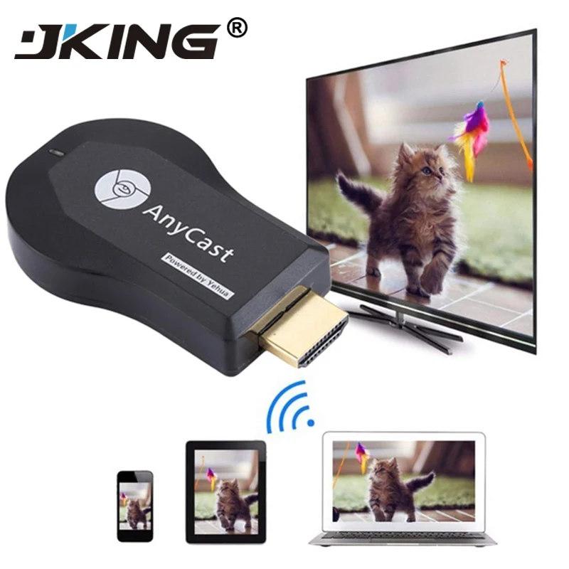 Для AnyCast M4 Plus беспроводной wifi ключ приемник 1080P Дисплей HDMI медиа видеостример