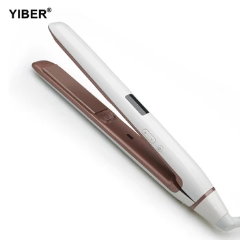 

Professional Hair Straightener iron Heating Fast LED Display Ceramic Coating Plate ionic Curling iron flat iron Styling Tool