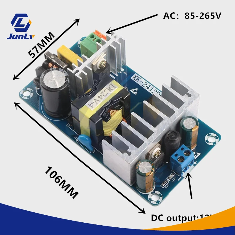 AC100-240V в DC 5В 12В 15 24 36 В 48 1 А 2 3 4 а 5 6A7A8A 9A модуль питания переключатель AC-DC плата
