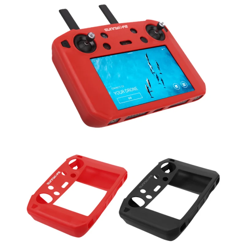 Red Honbobo Silicone Case Protector Cover for DJI Smart Controller 
