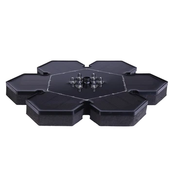 

2W Earth Solar Fountain Pump Waterproof Solar Panel LED Submersible Pump for Garden Fountain XH8Z