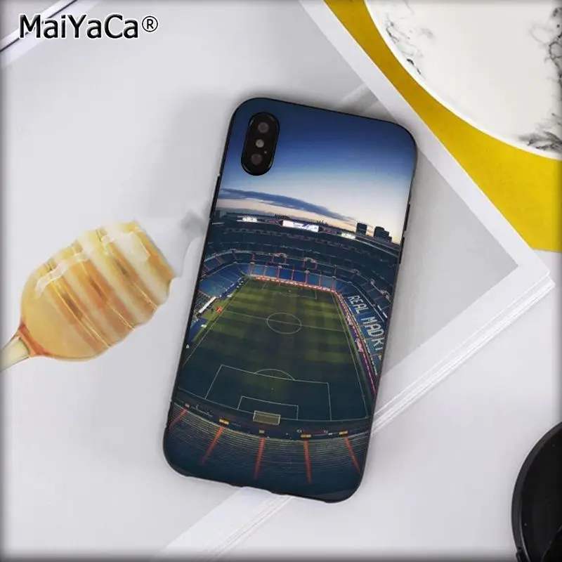 MaiYaCa Барселона Домашний футбольный стадион умный чехол черный корпус чехол для телефона для iphone 11 pro 8 7 66S Plus X XS MAX 55S SE XR - Цвет: A3