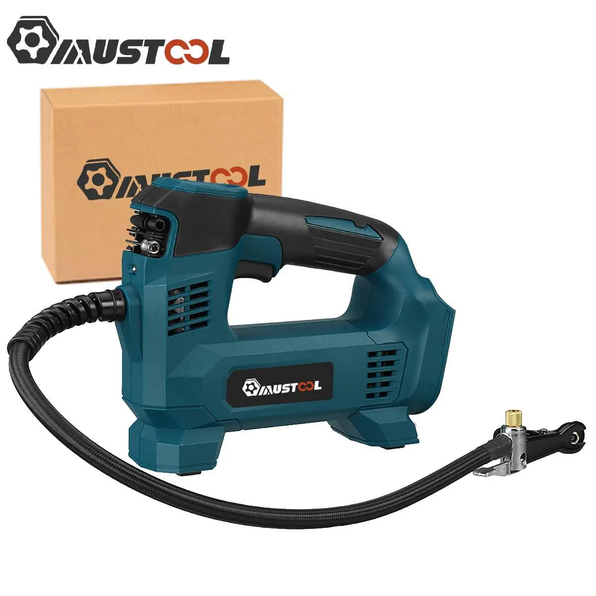 22L/min Cordless Rechargeable Electric Air Pump Portable Digital Car