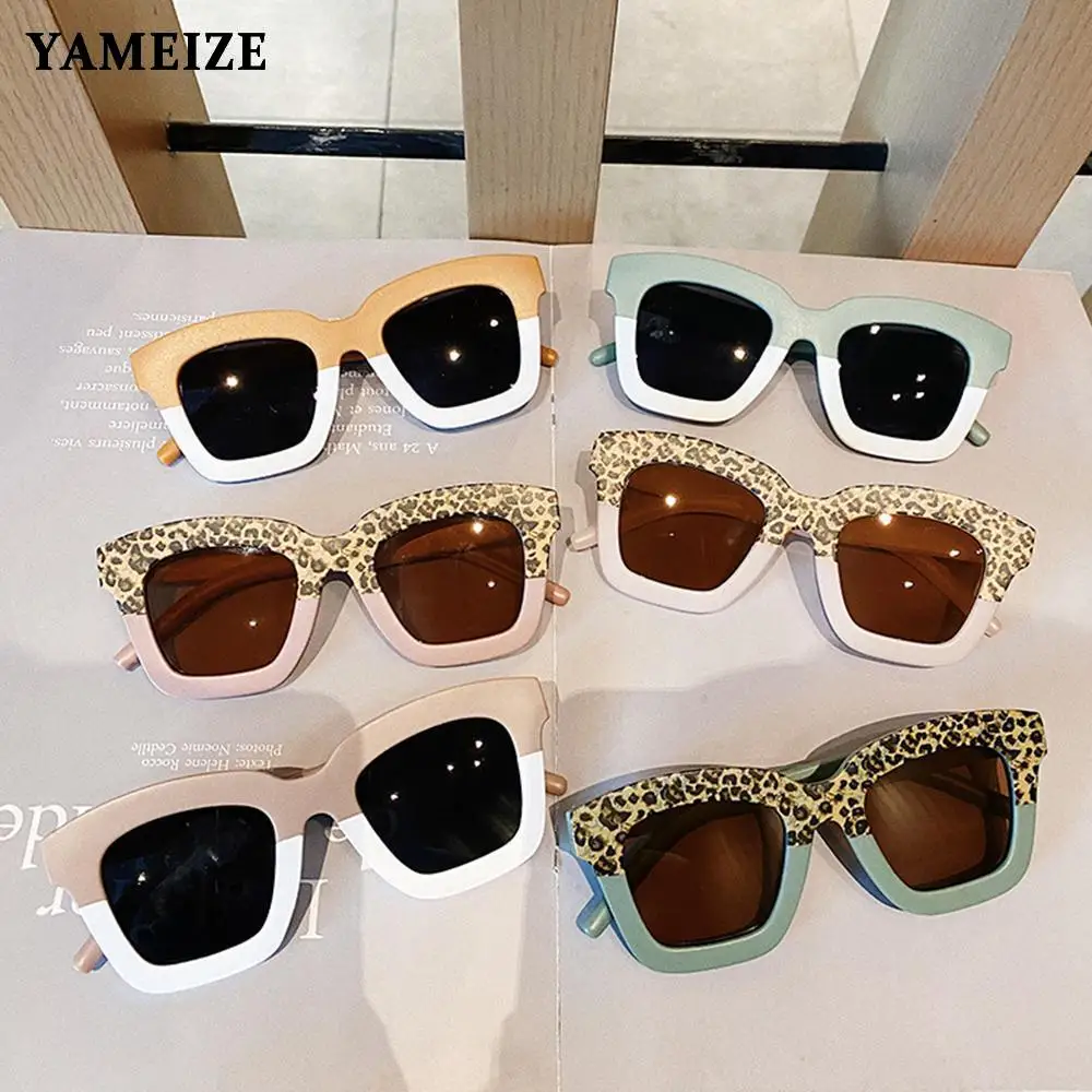 Очки солнцезащитные Детские YAMEIZE модные квадратные солнечные очки для мальчиков