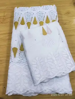 

5+2 Swiss lace fabric 2020 heavy beaded embroidery African lace fabrics 100% cotton fabric Swiss voile lace in Switzerland