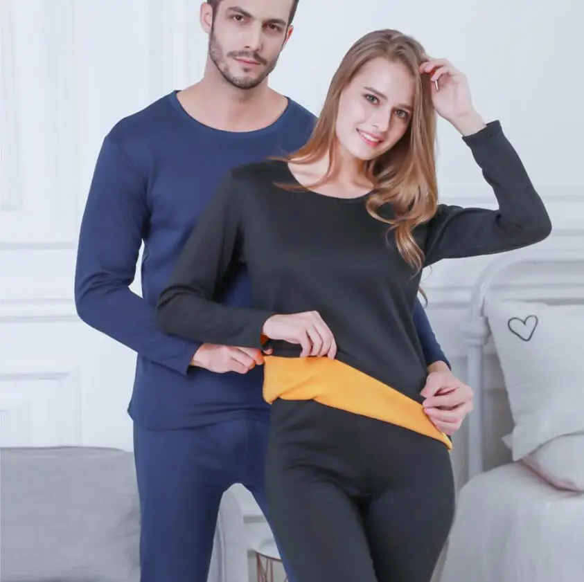 Теплое термобелье Long Johns для женская зимняя одежда Для мужчин термо костюмы Camisa Termica Ropa Invierno Mujer для мальчиков: рубашка и штаны