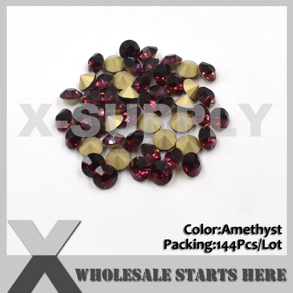 

SS38(8 мм) аметистовая свободная фотография, заостренная обратная сторона, используется для одной металлической оправы, украшения для цепочки чашки