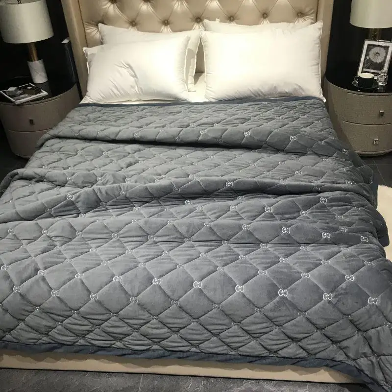 Дешевые постельные принадлежности набор серый пододеяльник детское одеяло кашемировое покрывало сохраняющее тепло покрывало одеяло зима 7 цветов 200 см x 230 см