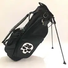 Darkness Skull 26 стеллаж для гольфа, сумка, сумка, белый, черный, роскошный нейлон, многоцелевой, портативный, прочный, для ношения на открытом воздухе, для клюшек для гольфа, сумки