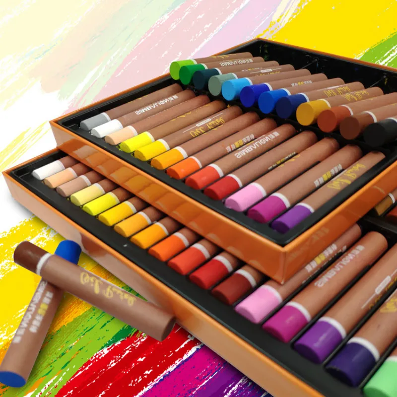 24 36 цветов Масляные пастельные для художника студенческого Рисование граффити ручка школьные канцелярские творческие принадлежности мягкий карандаш