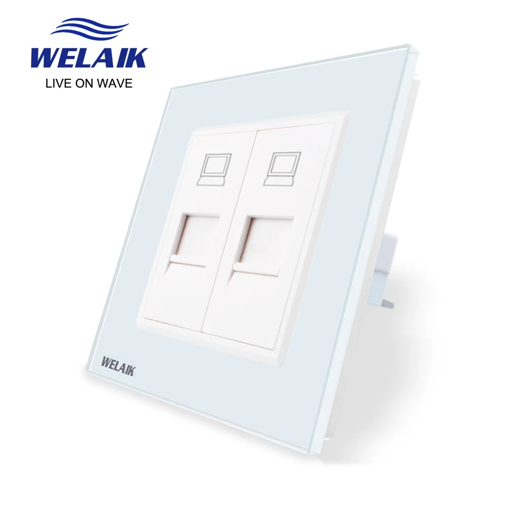 Rj45 Wall Socket Cat6 Eu Wall Socket Welaik Electrical Sockets Eu 1frame