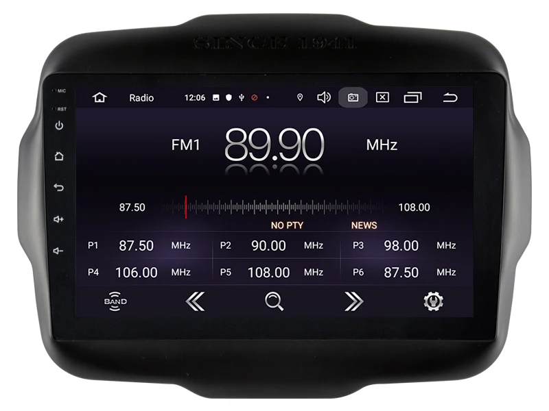 Новейший Android 10,0 автомобильный радиоприемник для JEEP Renegade- Автомобильный мультимедийный навигационный стерео с DSP звуковым головным устройством Автомобильный gps