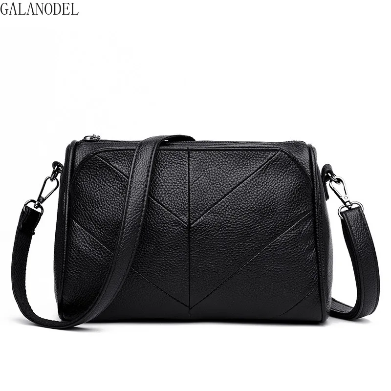

2019 Summer Soft Leather Crossbody Bags for Women Handbags Luxury Shoulder Messenger Bag PU Leather Laides Hand Bags