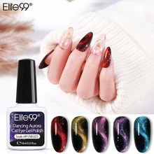 Elite99 9D Occhio di Gatto Del Gel 10ml Chameleon Magnetico Del Gel Del Chiodo Lacca Smalto di Danza Aurora Occhio di Gatto Unghie artistiche UV LED Gel Per Unghie(China)
