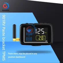 

Car Wireless Tire Pressure Monitoring System with 6-18 External 200PSI Sensors LCD Display Real-time Alarm Pressure Temperature
