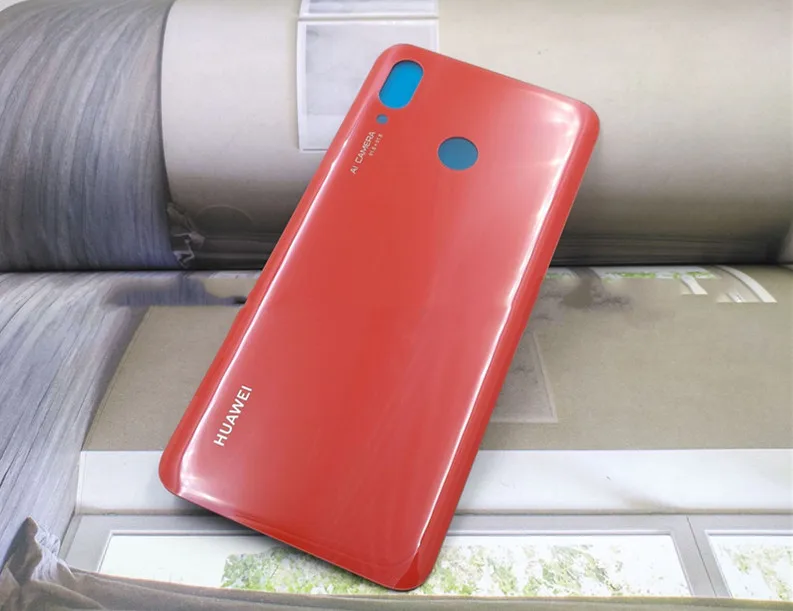 Крышка батареи для huawei nova 3 задняя крышка стекла задняя дверь корпус чехол для huawei nova 3 крышка батареи с камерой(не для nova 3 i - Цвет: Золотистый
