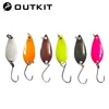 New Mini Fishing Lure 3cm 3g Spoon Metal Lures Colorful Spinnerbsit Minnow Small Fish Single Hook Jig Stream Trout Winter Ice ► Photo 1/6