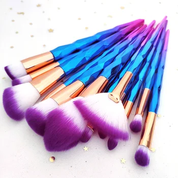 

12 PCs, makeup brush set, beauty, makeup tools, Diamond brushes