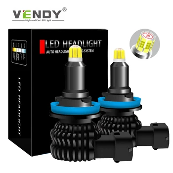 

2x Car Headlight Bulb HB3 9005 HB4 9006 H1 H3 H7 H8 H11 H9 LED Lamp Auto Fog Light For chevrolet cruze captiva aveo lacetti niva