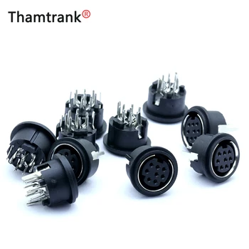 

20PCS Mini 8Pins PS2 Jacks DIN S Terminal Connectors PS2 8P Socket 180Degree