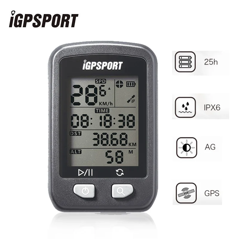 

IGPSPORT IGS20E Wireless Stopwatch Bicycle Wireless Computer Waterproof Cycling GPS Computer Odometer with S60 Mount