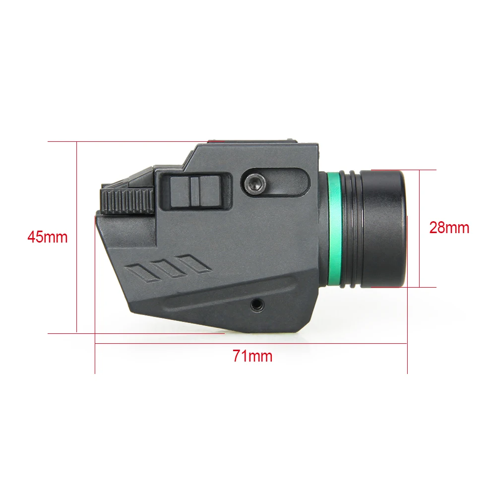 TRIJICON Новое поступление зеленый лазерный тактический фонарь компактный/суб-компактный 150 люмен для охоты стрельбы HK15-0125