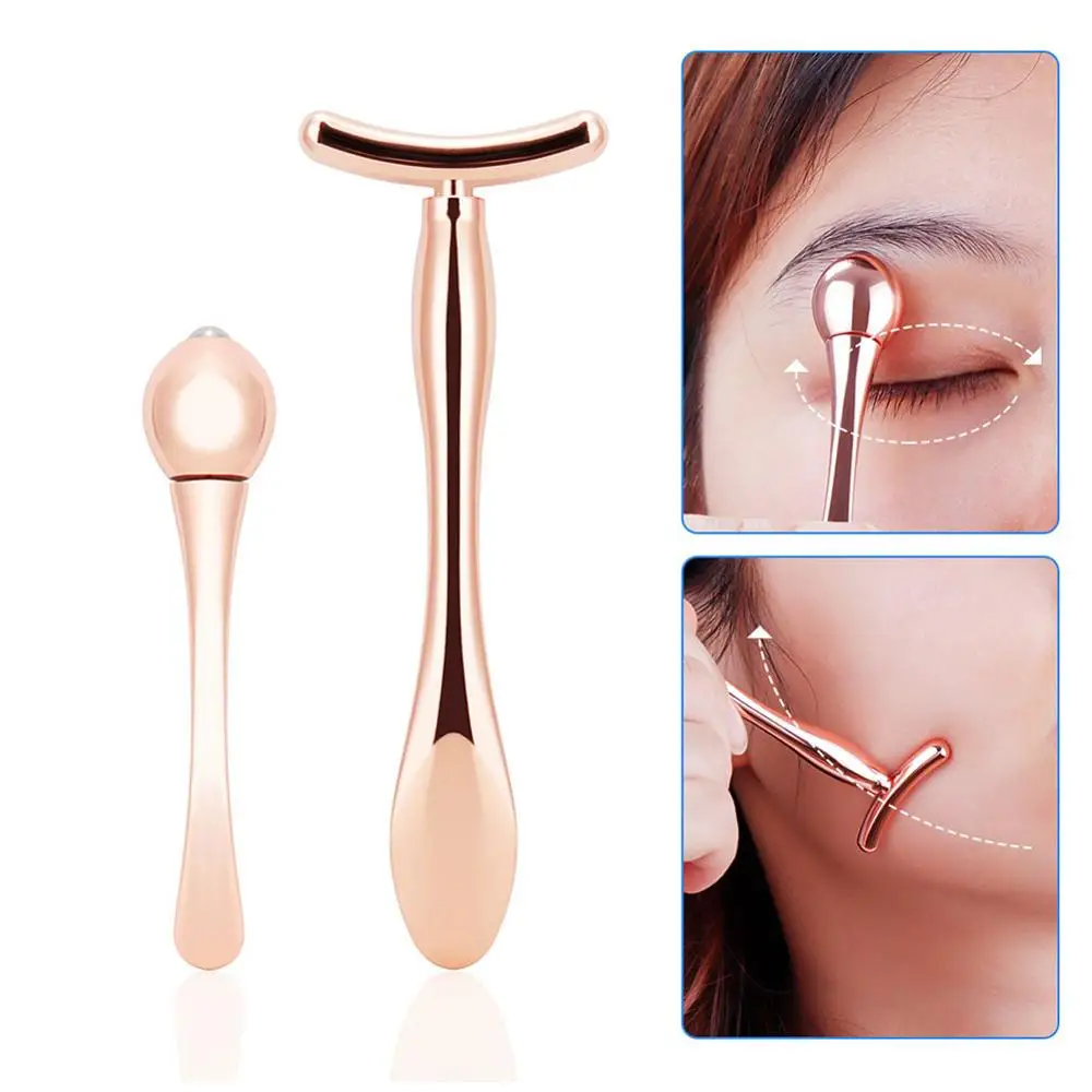 1Pcs Sleeping Eye Mask Spatula Face Lift Eye Massager Beauty Tools Dark Circles Eye Cream Divided Scoop Massage Stick