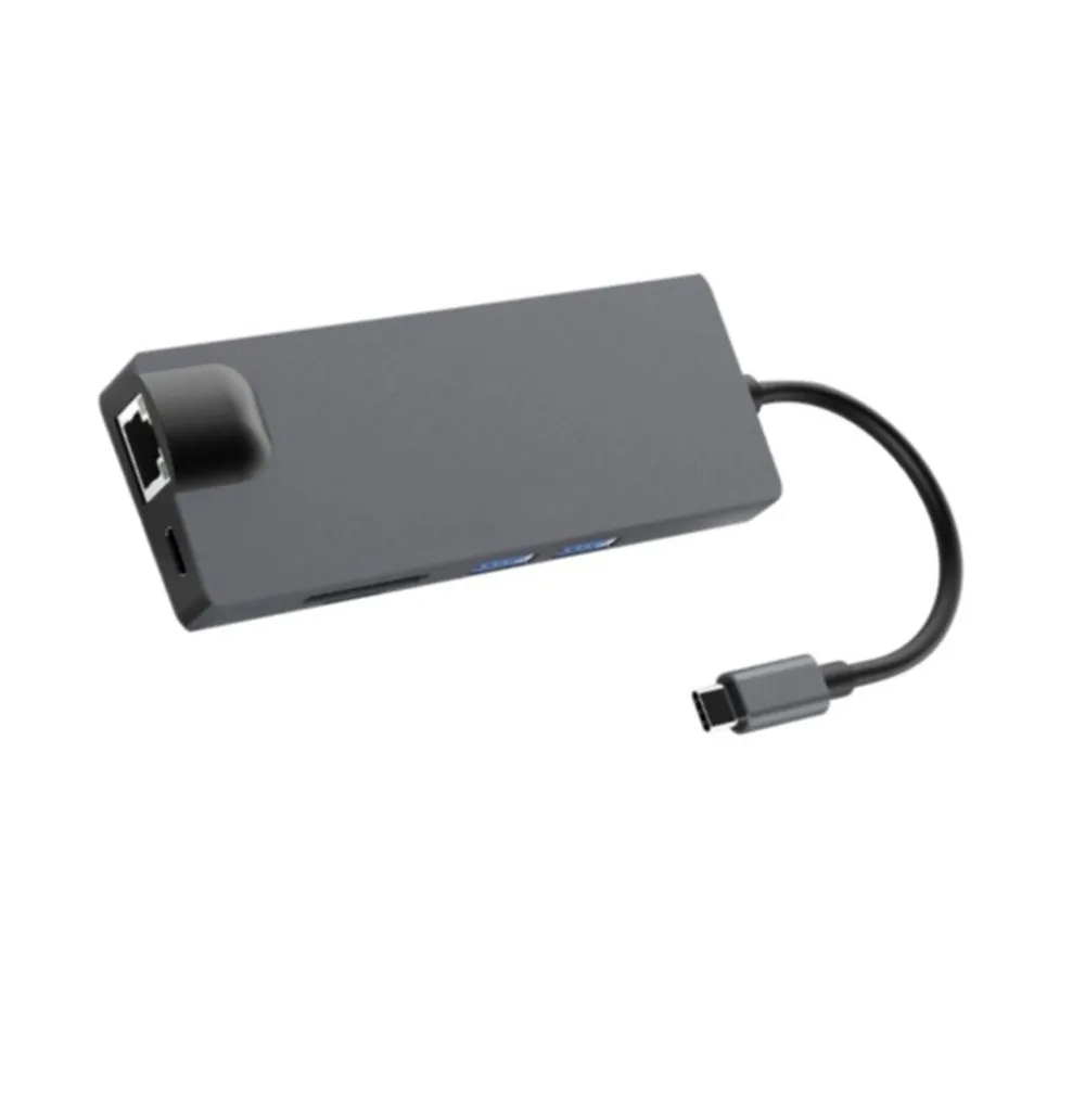 US $44.00 8in1 MultiFunctional Type C Adapter TypeC To HDMI Hub USB VGA For Laptop