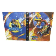 Álbum de Cartas coleccionables de Pokémon para niños, libro de cartas de juego de batalla, lista de juguetes cargados, regalos de cumpleaños, 240 piezas