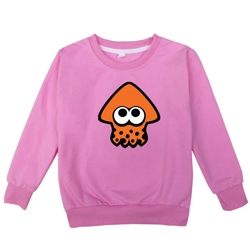 13 Толстовки с капюшоном с принтом игры «Splatoon»; модная повседневная хлопковая Спортивная одежда для малышей; топы; Kawaii; уличная одежда; пуловер - Цвет: 13