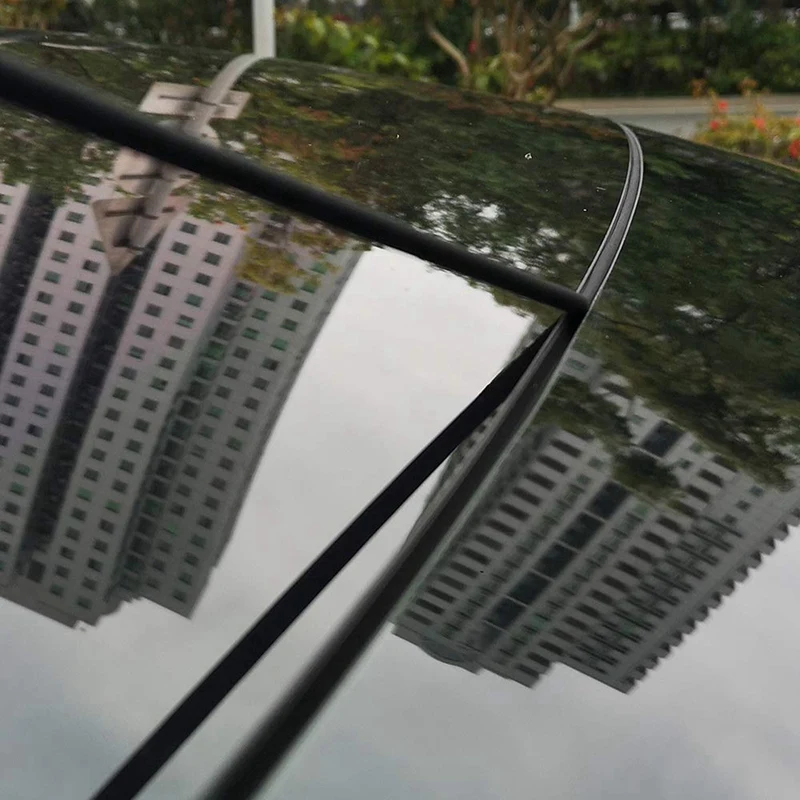 Для Tesla модель 3 ветровое стекло и крыша ветровое уплотнение шум снижение увлажнения резиновое уплотнение для солярия тихий силиконовый уплотнитель Kit-2Nd