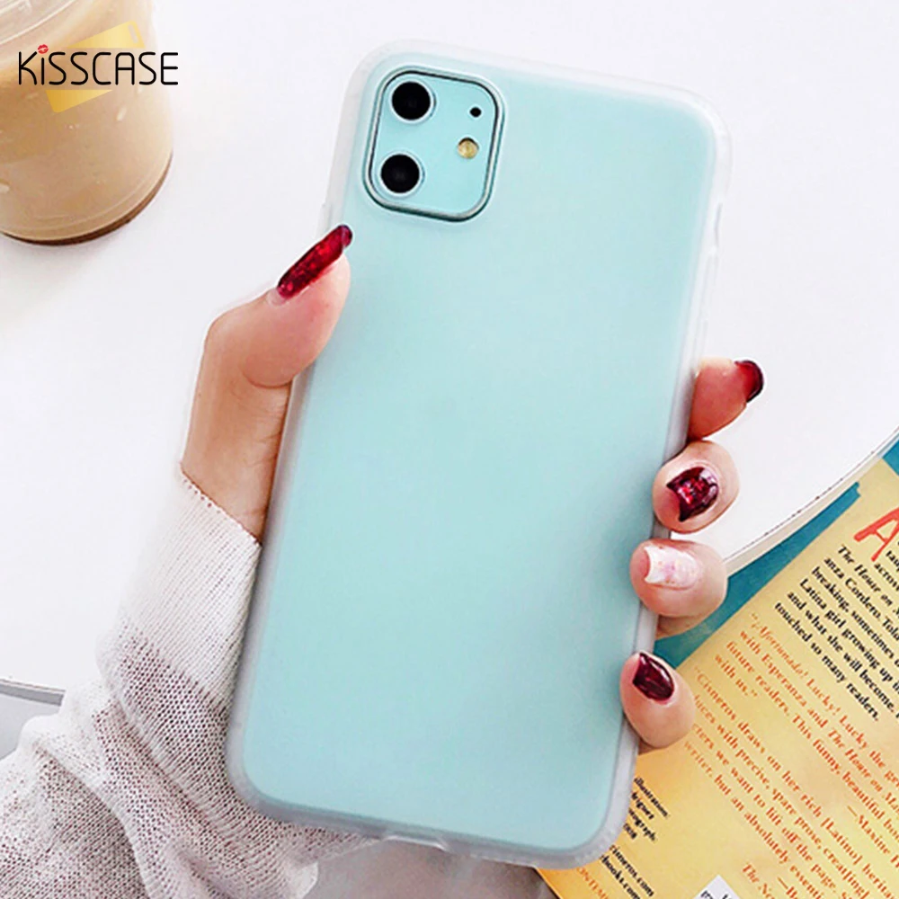 Жидкий силиконовый мягкий чехол для iPhone XR 7 8 Plus X Чехол прозрачная цветная задняя