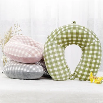 

Memory Foam Neck & Cervical Pillow Travel Pillow for Airplane Car U Shape Flight Head Chin Support Cushion Office Nap Pillows
