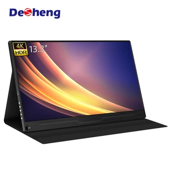 

13.3 inch 4K Portable Moniotr with USB Type C and hd Interface for PS4, Xbox, Switch, mini PC, Laptop and Raspberry Pi 4