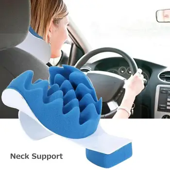 

Travel Neck Pillow Therapeutic Support Tension Reliever Releases Massager Pillow Soft Relaxer Sponge Pillow Shoulder Neck M O0P3