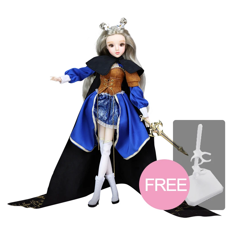 1 6 Bjd Boneka Mmgirl Kulit Putih Sendi Tubuh Arcana Mayor Kereta