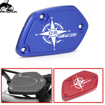 

F 750 GS Accessories Motorcycle Aluminum Brake Fluid Reservoir Cover Cap Protector For BMW F750GS F750 GS F 750GS 2018-2019